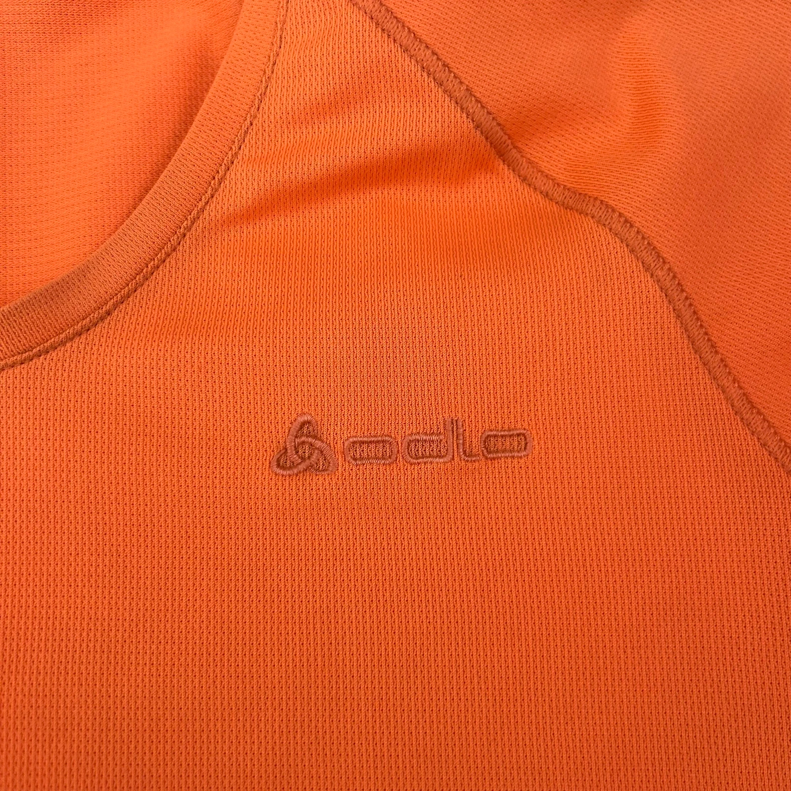 Odlo Camiseta deportiva con escote en V Naranja – Talla 40 (Muy usada) – photo 9